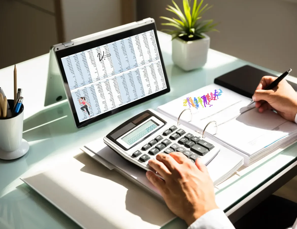 A man is calculating onmVDOT calculators